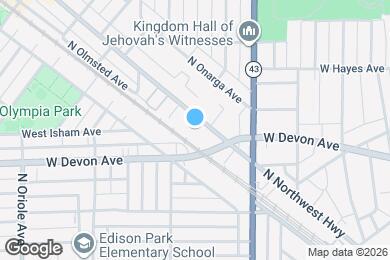 Map image of the property - 6464 N Northwest Hwy
