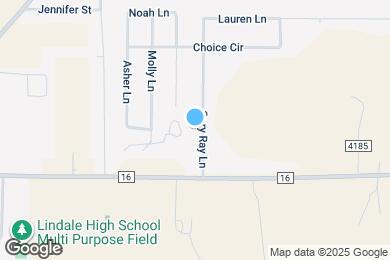 Map image of the property - 17233 Cory Ray Ln