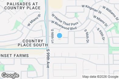 Map image of the property - 9815 West Riverside Avenue