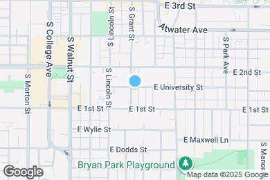 Map image of the property - 601 S Grant St