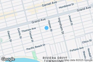 Map image of the property - 1452 Reed Ave