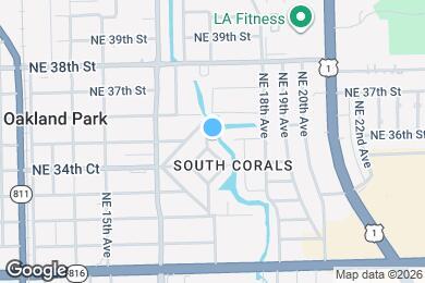Map image of the property - 3510 NE 17th Ave