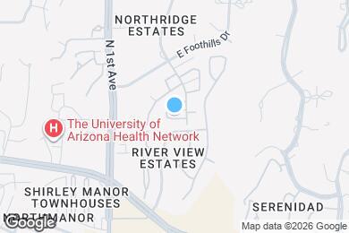 Map image of the property - 5026 N Crestridge Dr