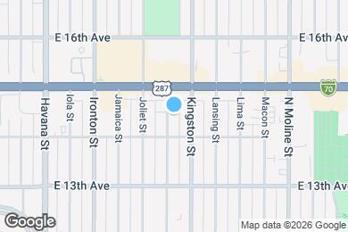Map image of the property - 1440 Kenton St