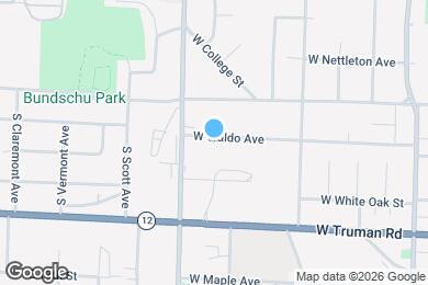 Map image of the property - 1519 W Waldo Ave
