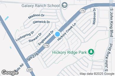 Map image of the property - 1506 Hickory Creek Ln