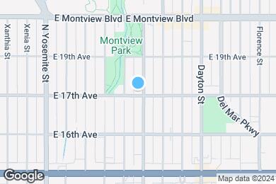 Map image of the property - 9375 E 17th Ave