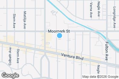 Map image of the property - 4352 Ventura Canyon Ave