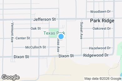 Map image of the property - 2025 Texas Ave