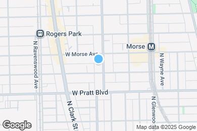 Map image of the property - 6912 N Ashland Ave