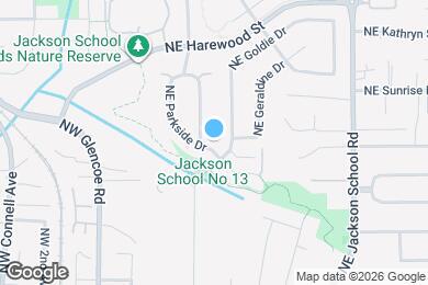 Map image of the property - 1328 NE Parkside Dr