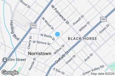 Map image of the property - 1213 Powell St
