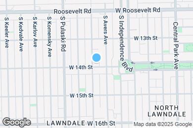 Map image of the property - 1355 S Springfield Ave