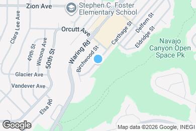 Map image of the property - 6421 Carthage St