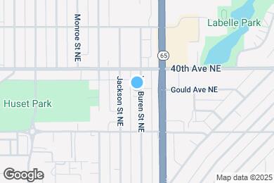 Map image of the property - 3962 Van Buren St NE