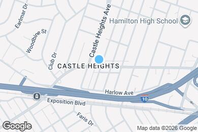 Map image of the property - 9701 National Blvd