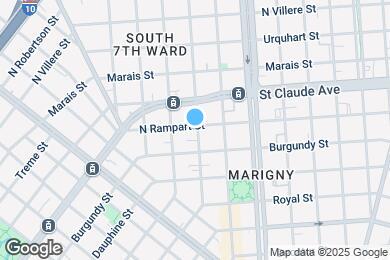 Map image of the property - 1940 N Rampart St