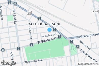 Map image of the property - 4932 W Thompson St