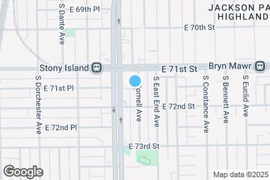 Map image of the property - 7134 S Cornell Ave