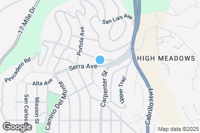 Map image of the property - 3269 Serra Ave
