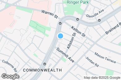 Map image of the property - 1486 Commonwealth Ave