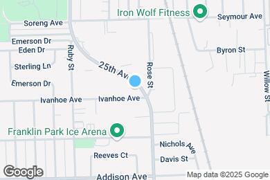 Map image of the property - 3810 25th Ave