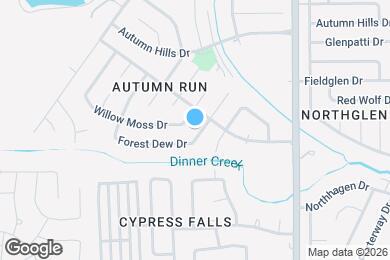 Map image of the property - 6615 Bluebottle Ln