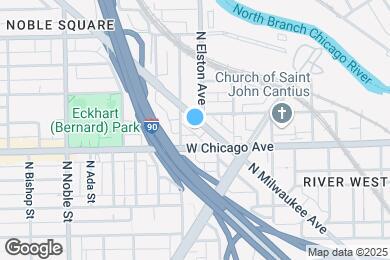 Map image of the property - 830 N Milwaukee Ave