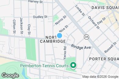 Map image of the property - 131 Rindge Ave