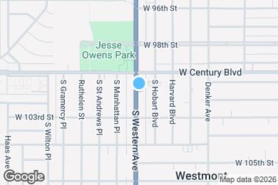 Map image of the property - 10030 S Western Ave