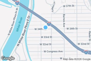 Map image of the property - 1331 W 34th St