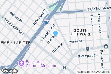 Map image of the property - 1355 Columbus St