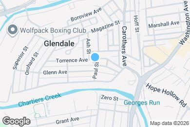 Map image of the property - 708 Paul St