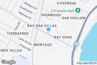 Map image of the property - Bay Oaks Condominiums