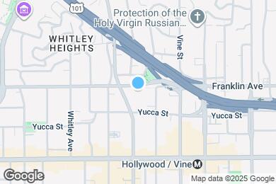 Map image of the property - Cahuenga Apartments