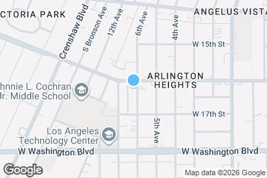 Map image of the property - 1613 6th Ave