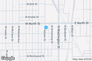 Map image of the property - 1210 N Webster St