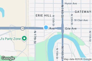 Map image of the property - 1023 N 16th St