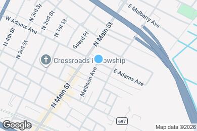 Map image of the property - 15 E Adams Ave