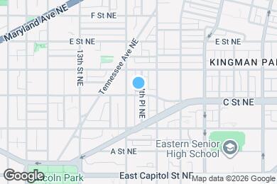 Map image of the property - 1414 C St NE