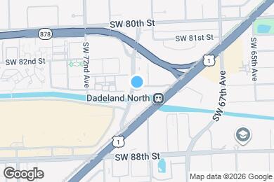 Map image of the property - The Towers of Dadeland