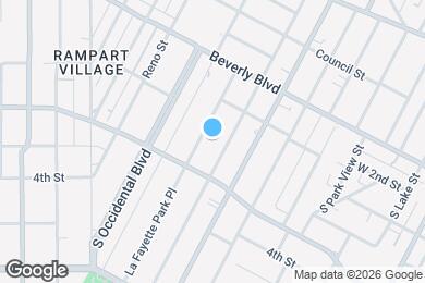 Map image of the property - 244 S La Fayette Park Pl
