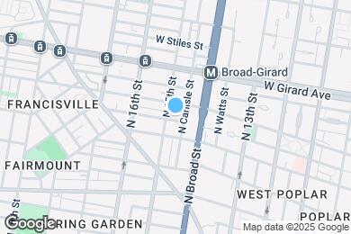 Map image of the property - 1433 Ogden St