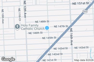 Map image of the property - 14600 NE 14th Ave