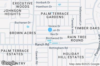 Map image of the property - 7625 Ilex Dr