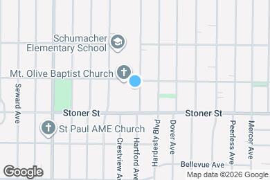 Map image of the property - 1086 Hartford Ave