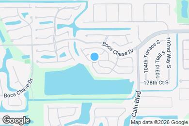 Map image of the property - 10769 Oak Lake Way