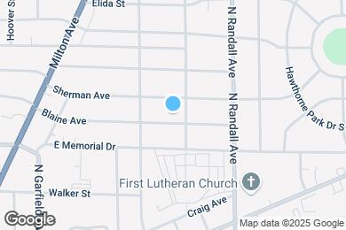 Map image of the property - 1335 Blaine Ave