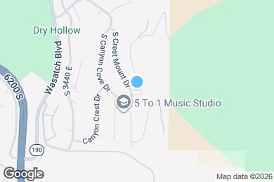 Map image of the property - 3608 E Crest Mount Cir