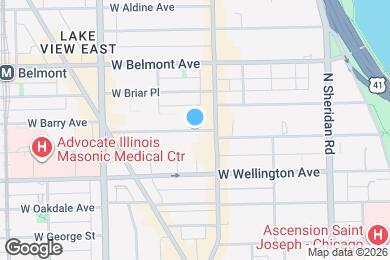 Map image of the property - 628 W Barry Ave